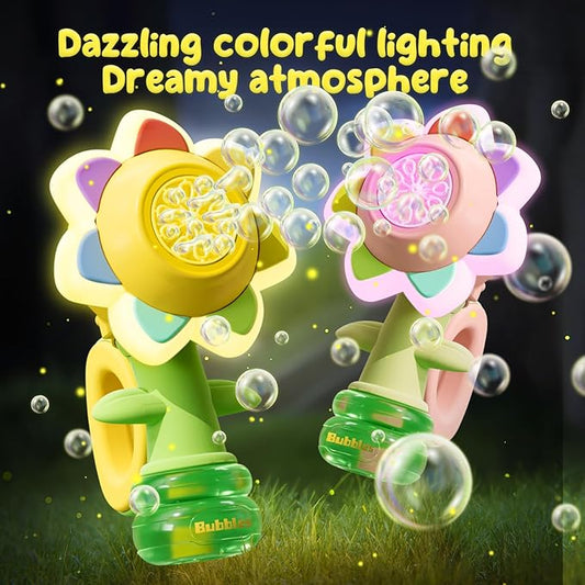 Flower Bubble Machine
