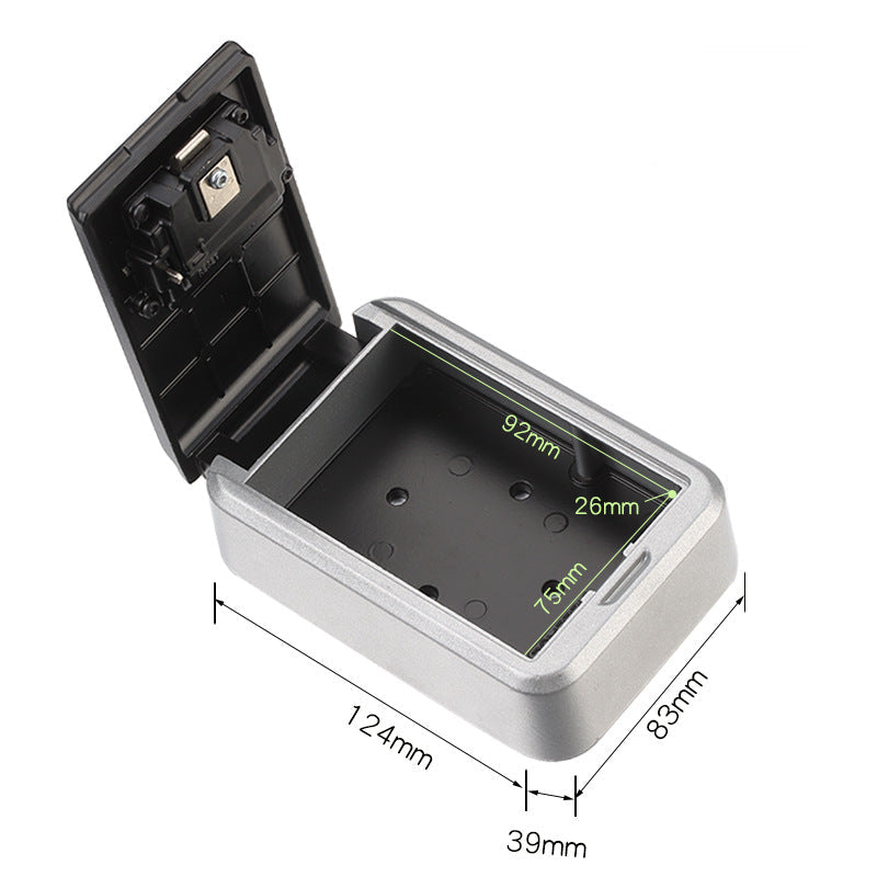 Wall-Mounted Large-Capacity Key Storage Box | Secure Password Lock | Weather-Resistant | Key Safe for Home & Business