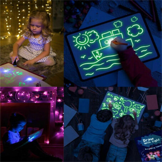 Draw With Light – Magical Glow Drawing Board for Kids