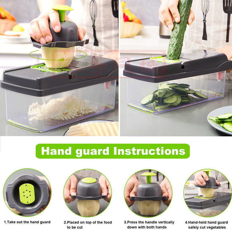 Multi-Functional Vegetable Cutter & Shredder | Household Grater | Kitchen Slicer Tool