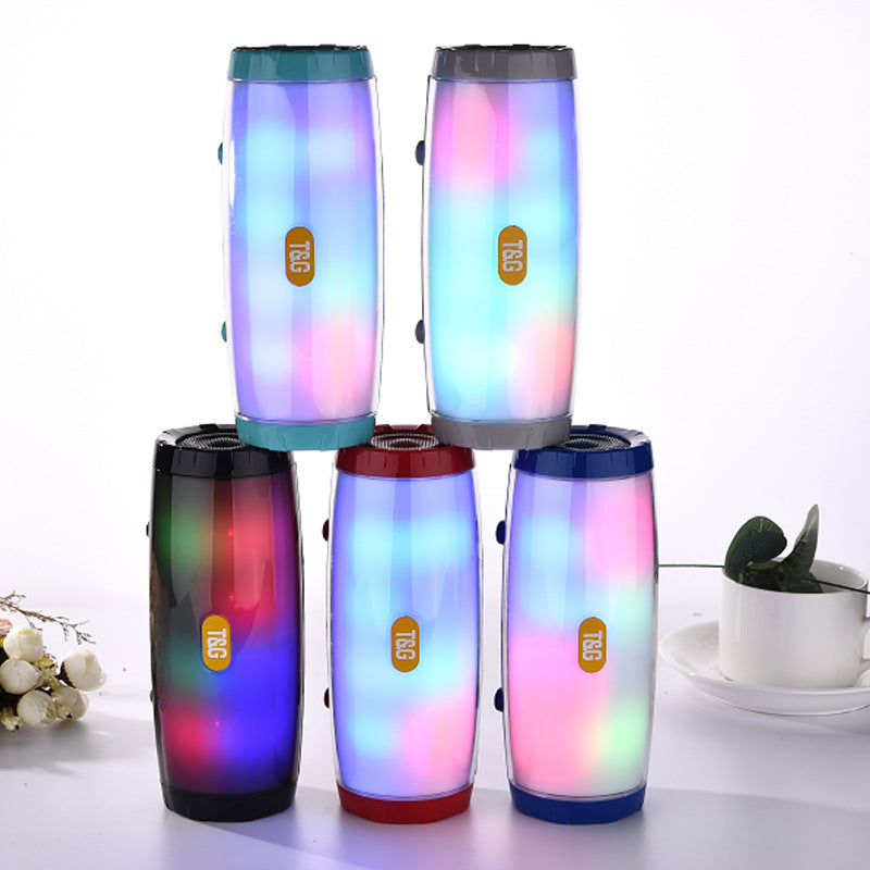 Bluetooth Speaker Lantern | TWS Couplet | LED Light | PU Leather | Portable Subwoofer