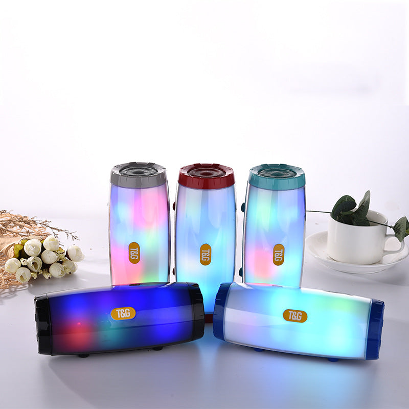 Bluetooth Speaker Lantern | TWS Couplet | LED Light | PU Leather | Portable Subwoofer