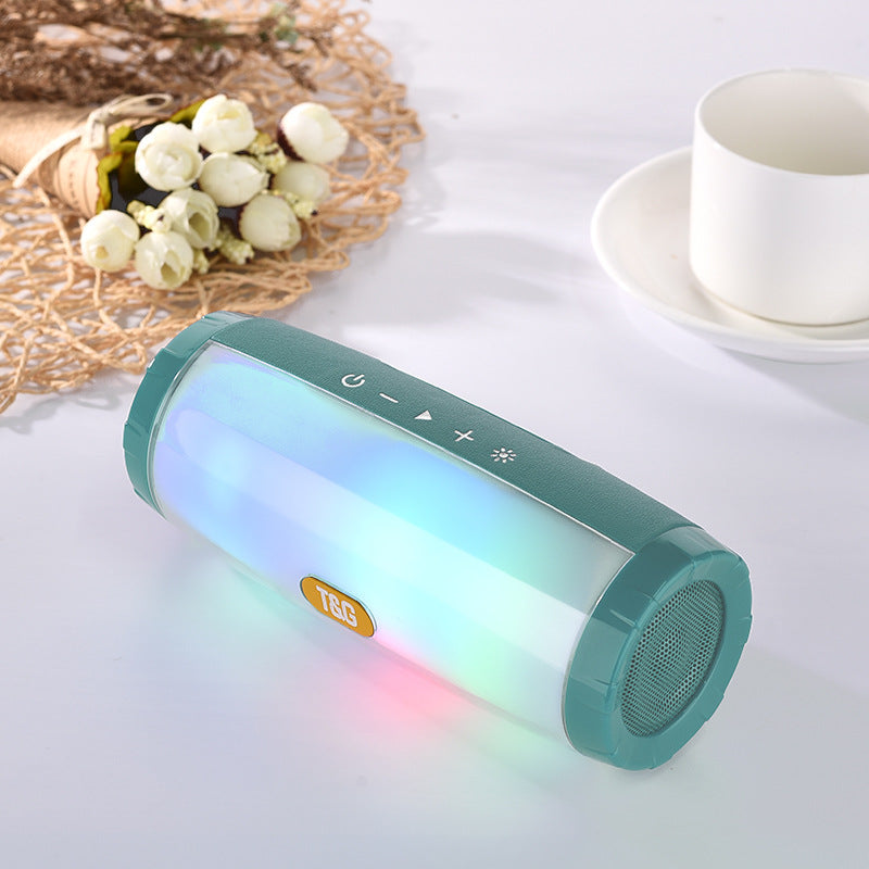 Bluetooth Speaker Lantern | TWS Couplet | LED Light | PU Leather | Portable Subwoofer