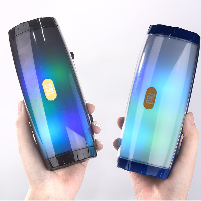 Bluetooth Speaker Lantern | TWS Couplet | LED Light | PU Leather | Portable Subwoofer