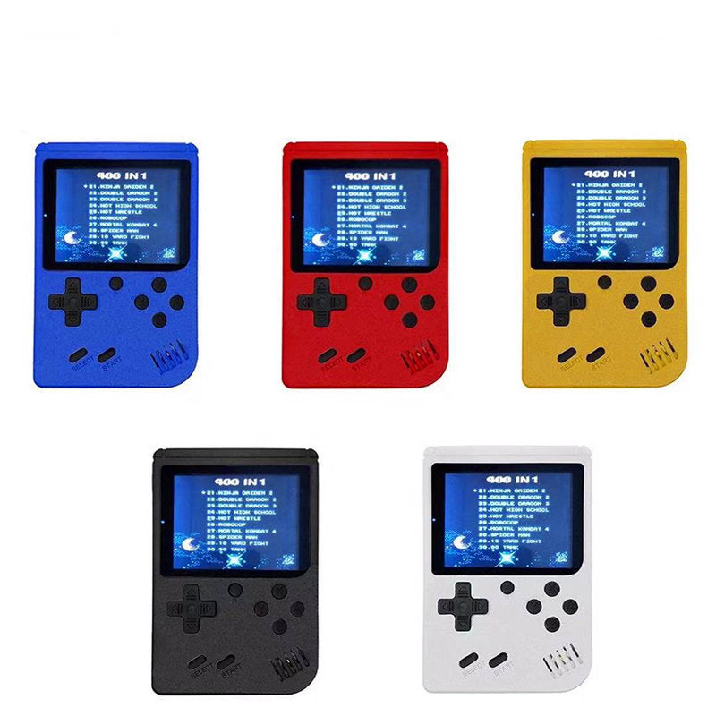 Macaron SUP Retro Handheld Game Console | 400 / 500 / 800-in-1 | 8-Bit Portable Gaming | Double Player Support
