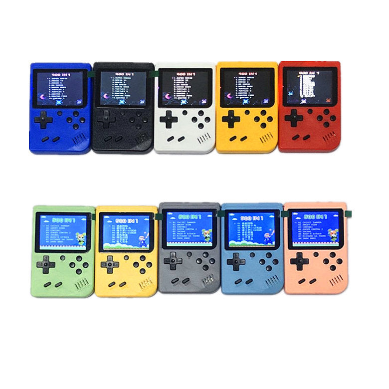 Macaron SUP Retro Handheld Game Console | 400 / 500 / 800-in-1 | 8-Bit Portable Gaming | Double Player Support