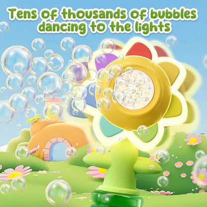 Flower Bubble Machine