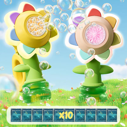 Flower Bubble Machine