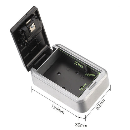 Wall-Mounted Large-Capacity Key Storage Box | Secure Password Lock | Weather-Resistant | Key Safe for Home & Business