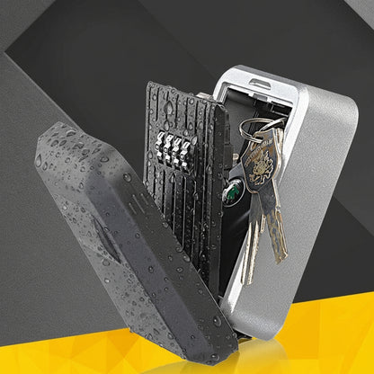 Wall-Mounted Large-Capacity Key Storage Box | Secure Password Lock | Weather-Resistant | Key Safe for Home & Business