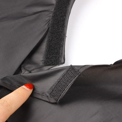 Men’s Beard Apron – Waterproof Shaving Bib for Sink | No-Mess Hair Catcher | Adjustable Neck Strap | Floral Black Design