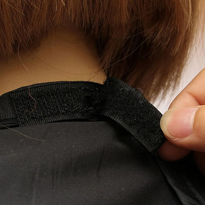 Men’s Beard Apron – Waterproof Shaving Bib for Sink | No-Mess Hair Catcher | Adjustable Neck Strap | Floral Black Design