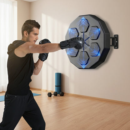 Electronic Boxing Music Reaction Target – Wall-Mounted Rhythm Punch Pad