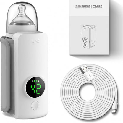 USB Car Charging Milk Bottle Warmer | Portable Heating Sleeve | Constant Temperature Insulation Cover