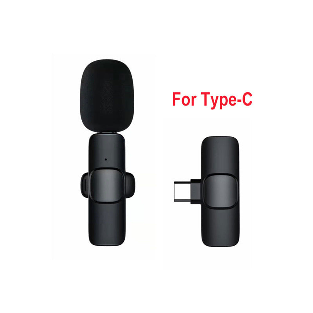 K9 Wireless Lavalier Microphone | Dual Transmitter Set | Type-C & iPhone Compatible | 2.4G Wireless