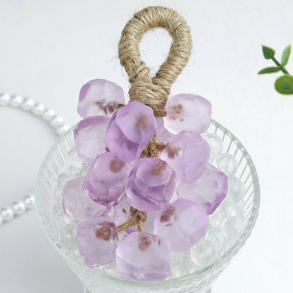 DIY Crystal Grape Handmade Soap Gift Set | Gem-Style Transparent Grape Soaps | Floral Scent