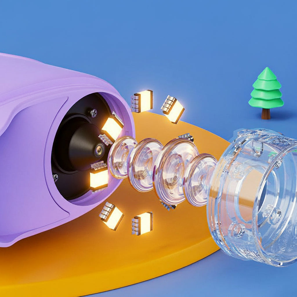 High-resolution camera lens 