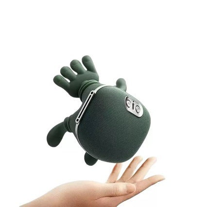 Real Hand Touch EMS Neck & Shoulder Massager  Rechargeable | 3 Speed Modes | Temperature Control | Unisex | Green Edition | 2025 New Release