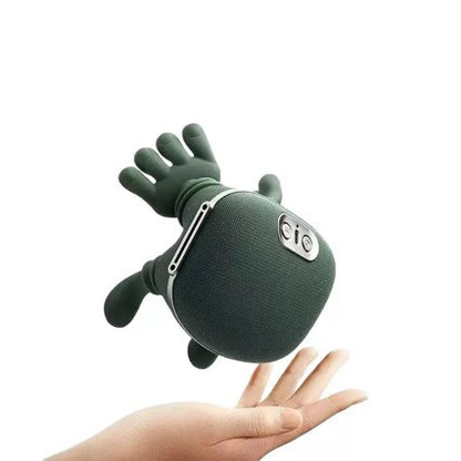 Real Hand Touch EMS Neck & Shoulder Massager  Rechargeable | 3 Speed Modes | Temperature Control | Unisex | Green Edition | 2025 New Release