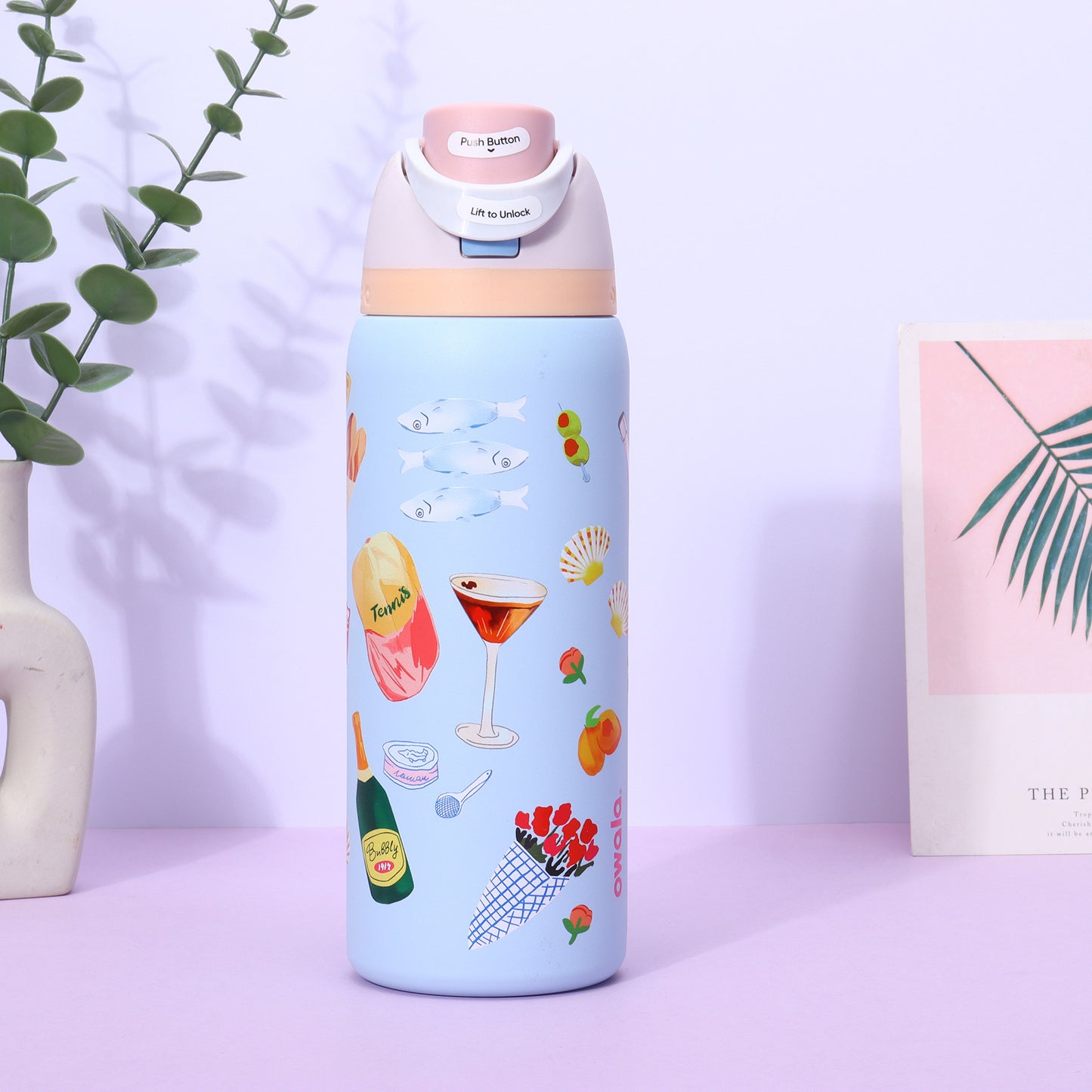 304 Stainless Steel Insulated Sports Bottle| Large Capacity Portable, Stylish, and Ready for Gifting