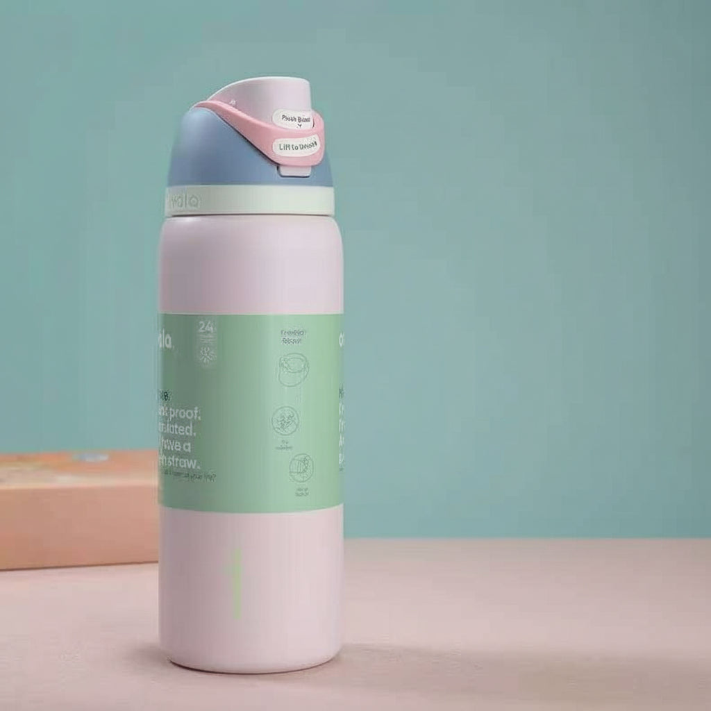 304 Stainless Steel Insulated Sports Bottle| Large Capacity Portable, Stylish, and Ready for Gifting