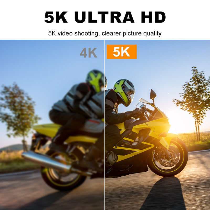 5K Sport Action Camera | AT-M60TR | 24MP | Waterproof & Anti-Shake | 4K/5K Ultra HD | Touchscreen