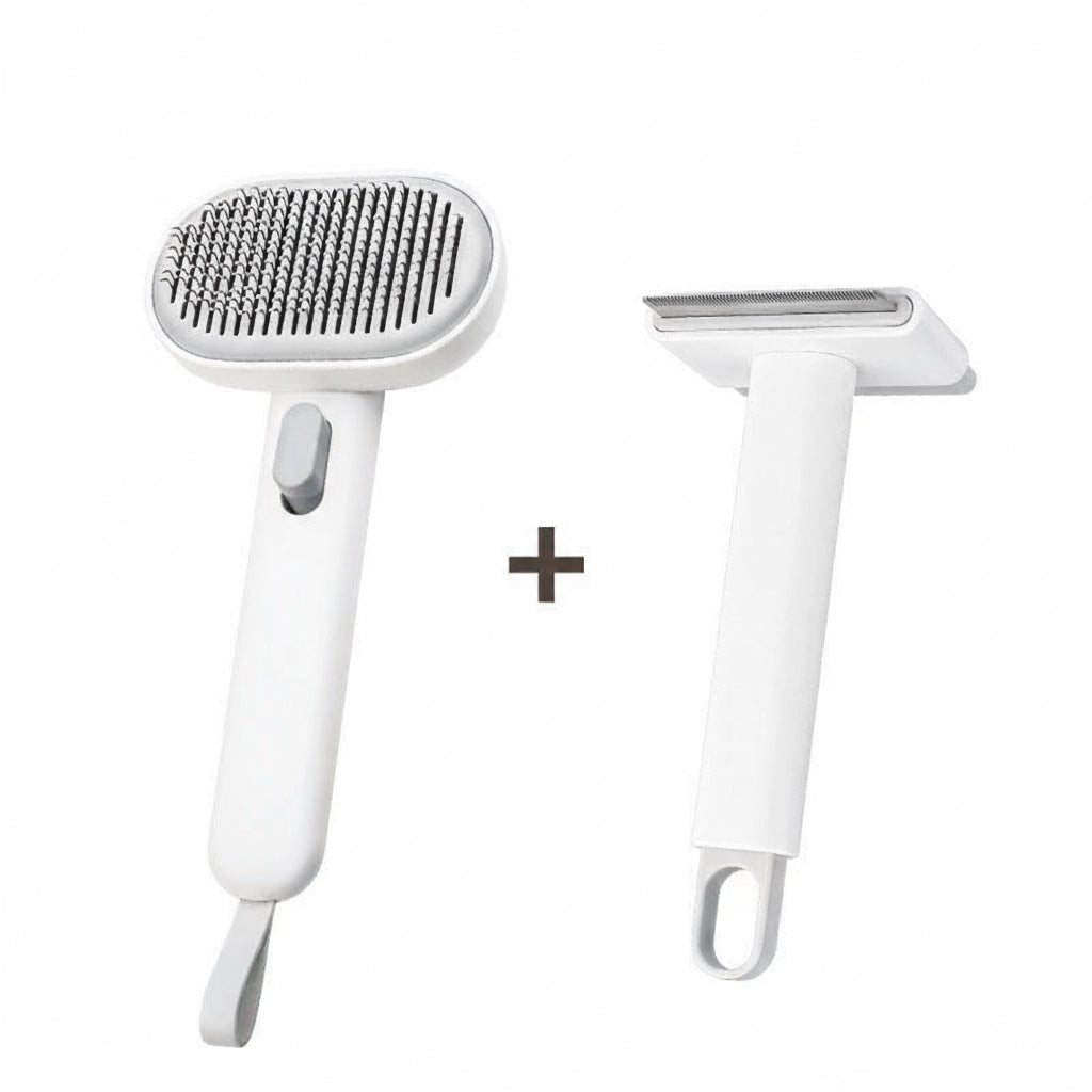 Pet Hair Comb for Cats & Dogs | Deep Hair Removal Brush | Long-Hair Grooming Tool