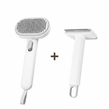 Pet Hair Comb for Cats & Dogs | Deep Hair Removal Brush | Long-Hair Grooming Tool