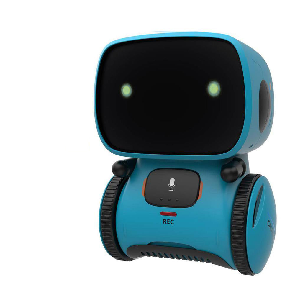Cross-borde Smart Robot for Kids (Ages 3–6) Voice-Interactive | Touch-Sensitive | Music & Lights | Early Education Toy | English Packaging