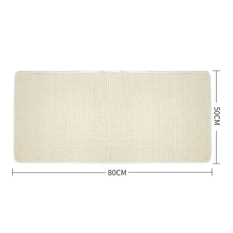Cat Scratching Mat – Vertical Sisal Sofa Protector | Anti-Scratch Sticker Pad | Cat Toy Board for Furniture Defense
