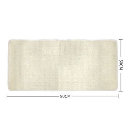 Cat Scratching Mat – Vertical Sisal Sofa Protector | Anti-Scratch Sticker Pad | Cat Toy Board for Furniture Defense