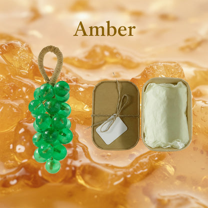 DIY Crystal Grape Handmade Soap Gift Set | Gem-Style Transparent Grape Soaps | Floral Scent