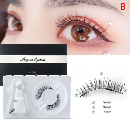 Magnetic Eyelash Curler + 6D Magnetic Lashes | Little Devil Quantum Set | No Glue Needed