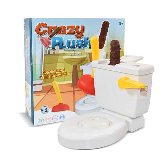 Toilet Flush Game for Kids Funny Toliet Crazy Shoot Toy for 2-5 Players Creative Gags & Joke Toys