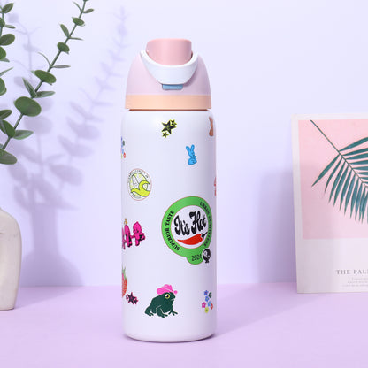 304 Stainless Steel Insulated Sports Bottle| Large Capacity Portable, Stylish, and Ready for Gifting