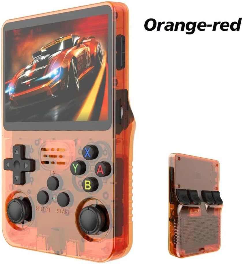 R36S Handheld Game Console 3.5Inch IPS Screen 128G Classic Retro Games Consoles Arkos System Portable Pocket Video Game Player