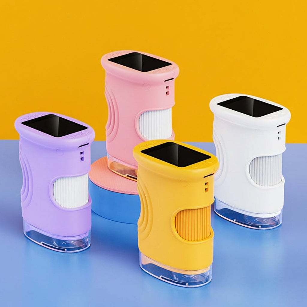 Children’s Handheld Digital Microscope | 2-Inch HD Screen | STEM Science Observation Toy