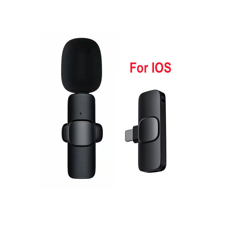 K9 Wireless Lavalier Microphone | Dual Transmitter Set | Type-C & iPhone Compatible | 2.4G Wireless