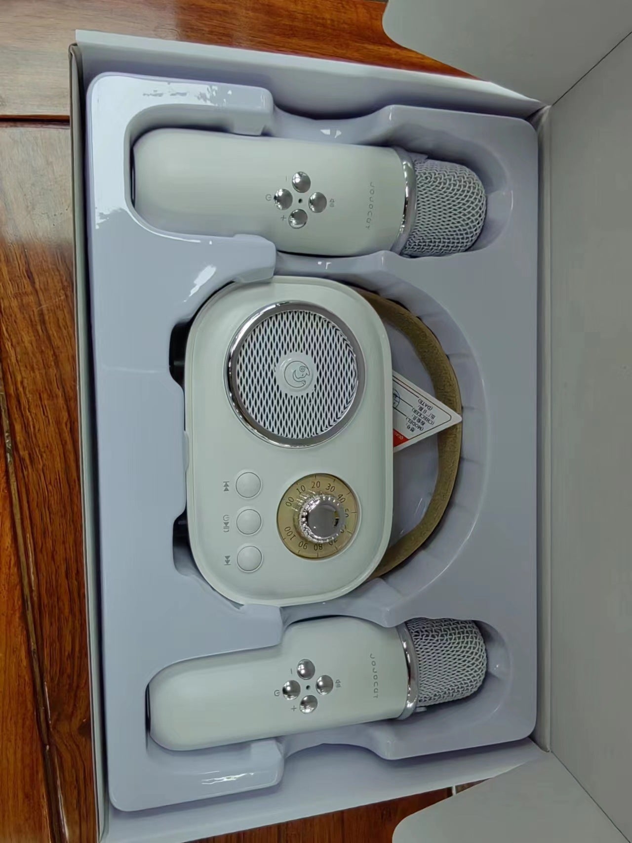 Bluetooth Wireless Karaoke Microphone | Dual Mic | Family KTV | Kids Singing | Douyin-Style Mic