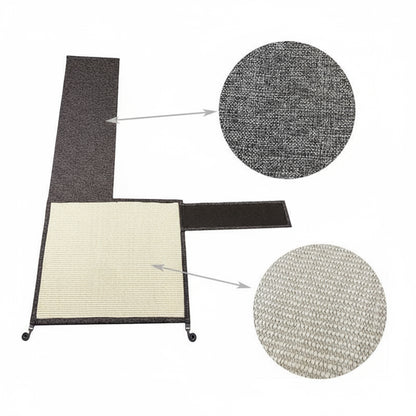 Cat Scratching Mat – Vertical Sisal Sofa Protector | Anti-Scratch Sticker Pad | Cat Toy Board for Furniture Defense