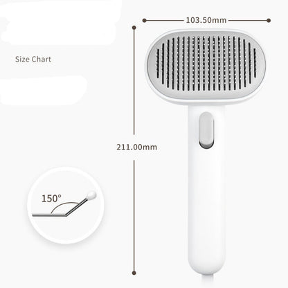 Pet Hair Comb for Cats & Dogs | Deep Hair Removal Brush | Long-Hair Grooming Tool