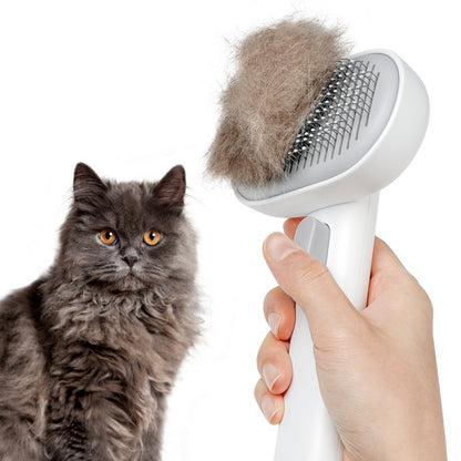 Pet Hair Comb for Cats & Dogs | Deep Hair Removal Brush | Long-Hair Grooming Tool
