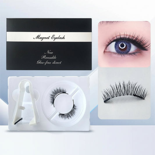 Magnetic Eyelash Curler + 6D Magnetic Lashes | Little Devil Quantum Set | No Glue Needed