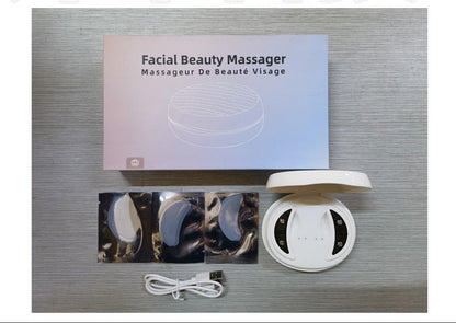 Rechargeable Red Light EMS Eye Massager Wand for Dark Circles & Wrinkle Reduction