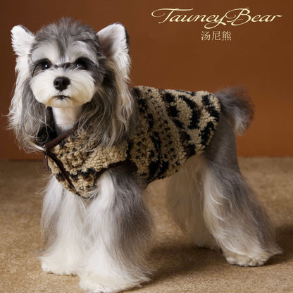 Tony Bear Fair Isle Dog Vest – Autumn/Winter Pet Clothing