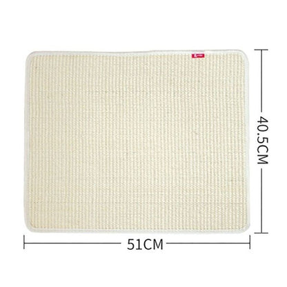 Cat Scratching Mat – Vertical Sisal Sofa Protector | Anti-Scratch Sticker Pad | Cat Toy Board for Furniture Defense