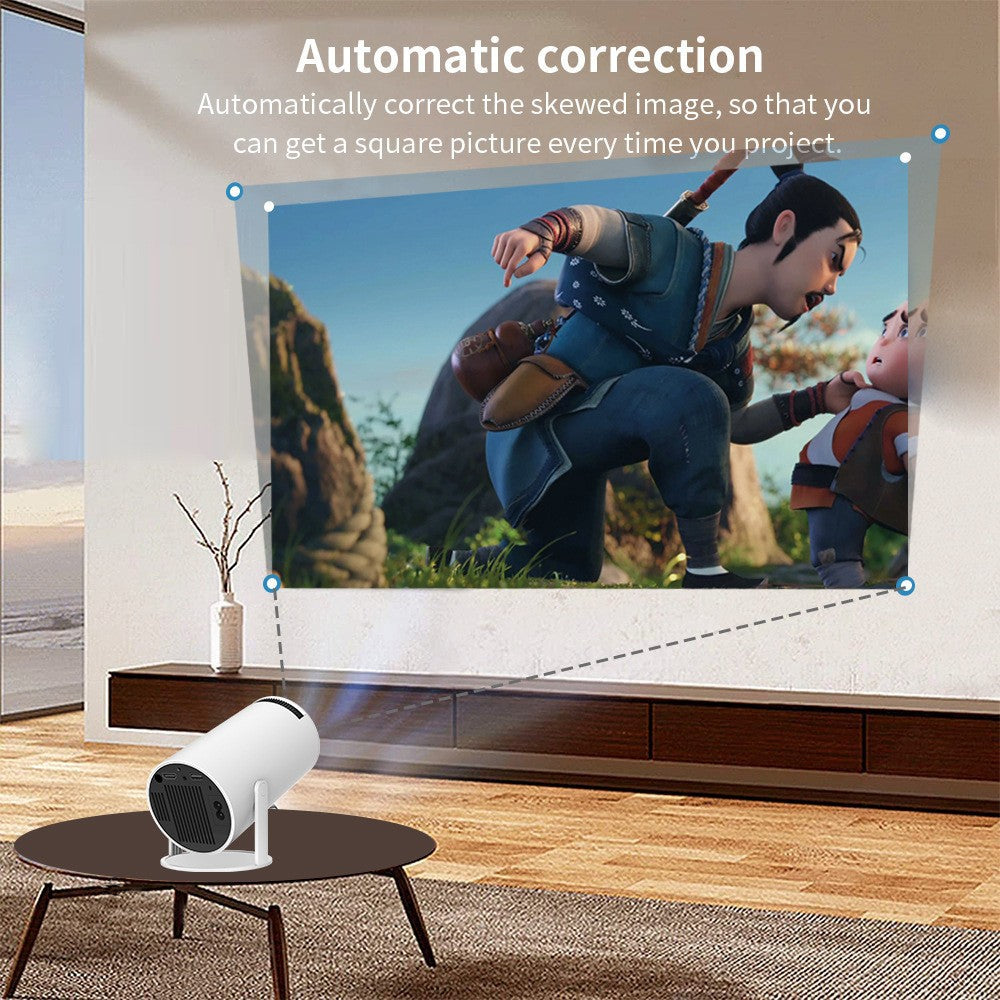Mini Barrel Portable Projector | 1080P & 4K Android Versions | 150" Max Display | Cross-Border Hot Seller