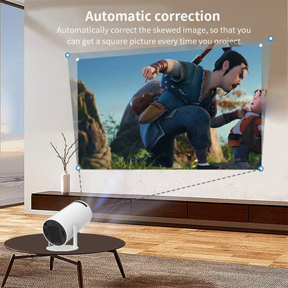 Mini Barrel Portable Projector | 1080P & 4K Android Versions | 150" Max Display | Cross-Border Hot Seller