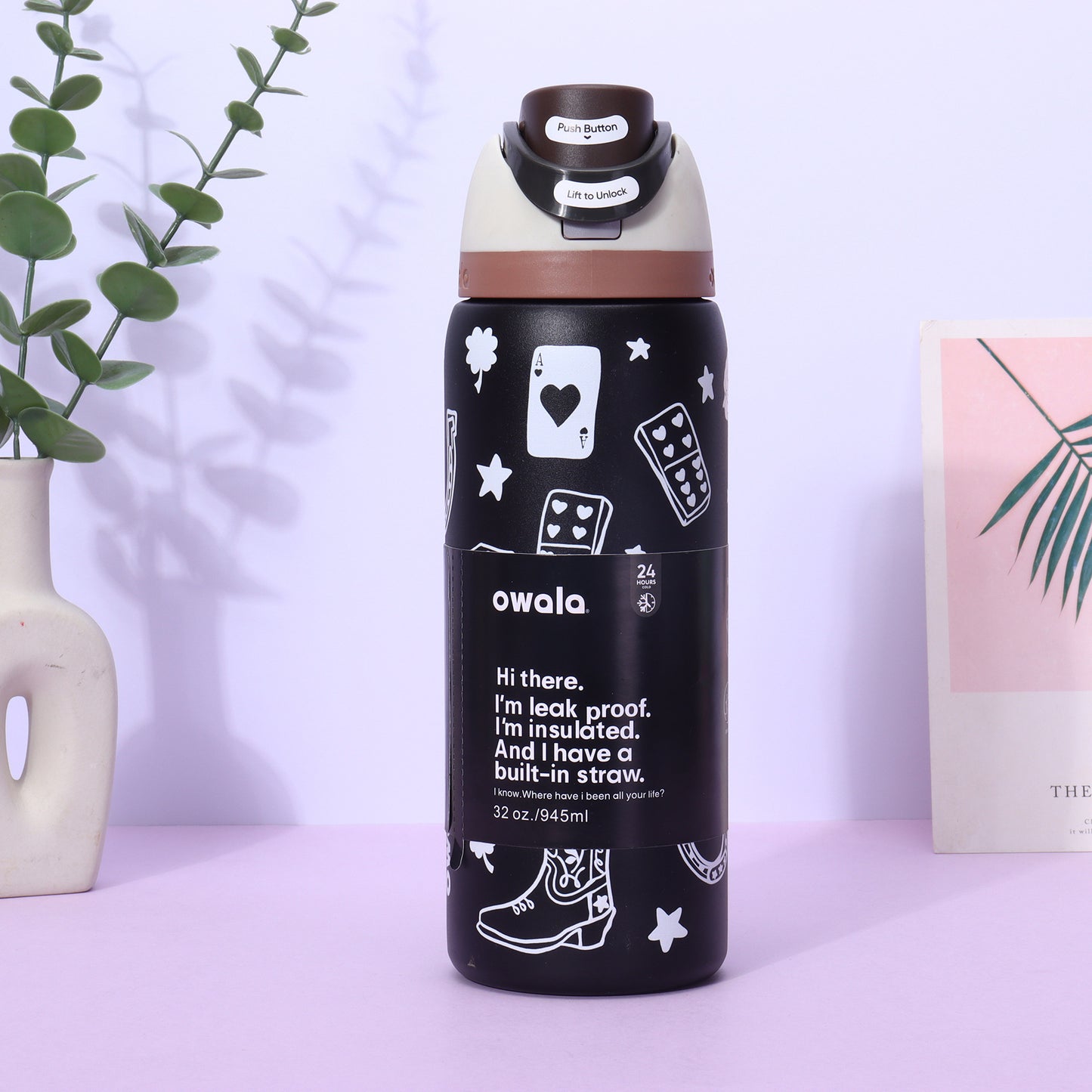 304 Stainless Steel Insulated Sports Bottle| Large Capacity Portable, Stylish, and Ready for Gifting