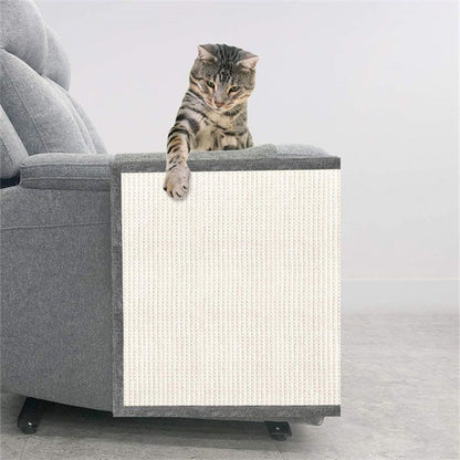 Cat Scratching Mat – Vertical Sisal Sofa Protector | Anti-Scratch Sticker Pad | Cat Toy Board for Furniture Defense